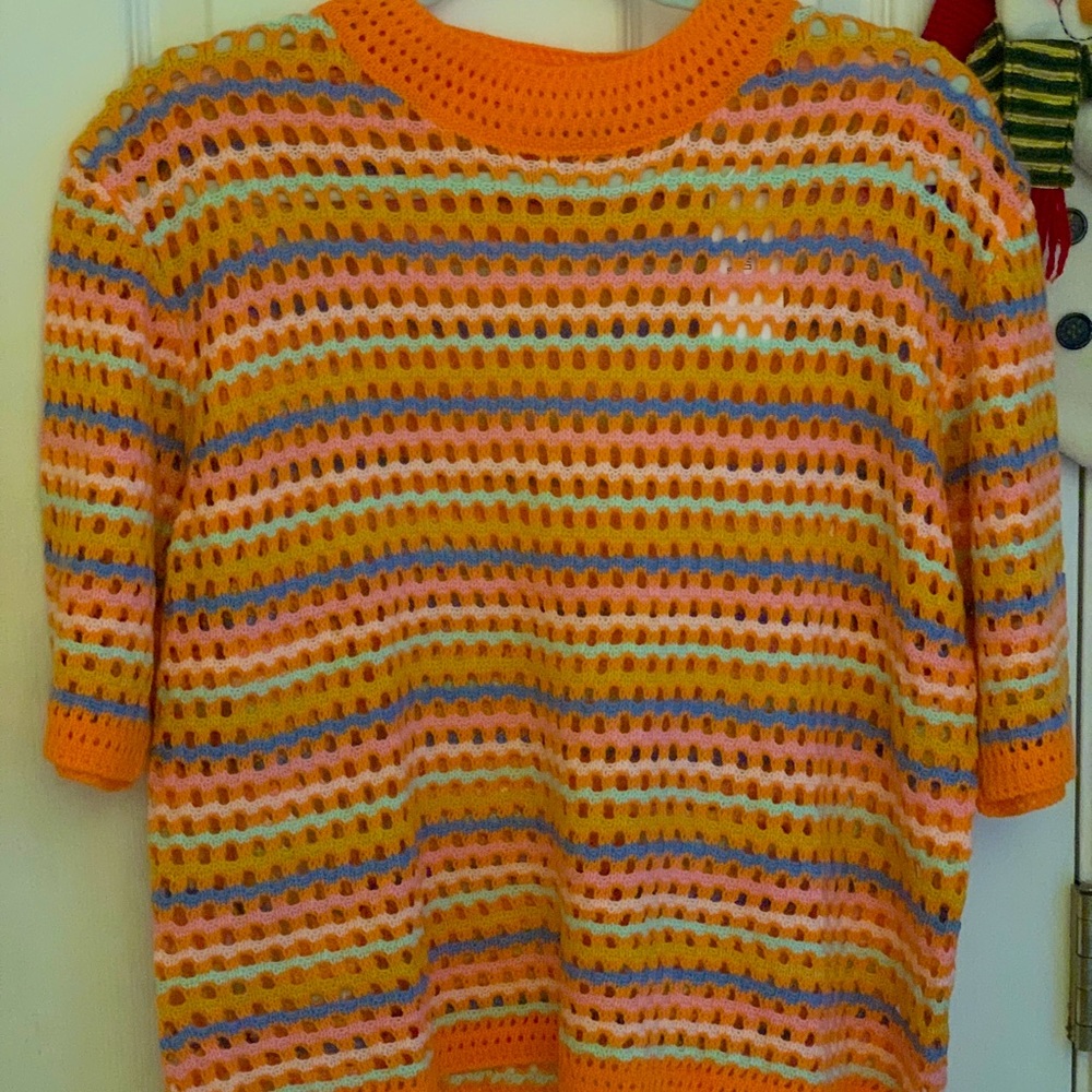Beautiful Crotchet Knit Sweater! NWT! Bought from Shop Kesley Jade!